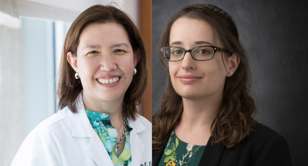 Dr. Karen Lu和基因顾问Erica Bednar